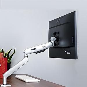 AOC Monitor Arm Desk Stand 17"-34" Inch Weight Up to 19.8 lbs Screen Bracket Adjustable 360° Rotation AM400S Silver