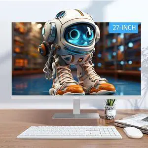 AOC All-in-One PC Business Desktop 27" FHD Screen Intel N95 512 GB SSD Processor up to 3.4GHz 16GB RAM Windows 11 Home Wi-Fi 5 USB Dual Speakers Keyboard&Mouse Office Work Business