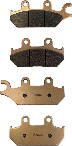 Demon Powersports Front/Rear Left Sintered Brake Pads for Can Am Outlander/Renegade, Sintered Metallic Material Better Grip, Reduced Brake Fade, Instant Braking (See Fitment Details in Description)