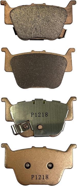 Demon Powersports Rear Left/Right Sintered Brake Pads for Honda TRX 420/450/500/650/680/Pioneer 700, Sintered Metallic Material For Better Grip, Reduced Brake Fade (See Fitment Details in Description)