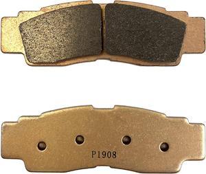 Demon Powersports Front Left/Right Sintered Brake Pads for Yamaha YXZ 1000R/Wolverine RMAX2/X4, Sintered Metallic Material For Better Grip, Reduced Brake Fade (See Fitment Details in Description)