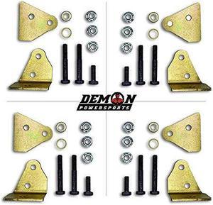 Demon Powersports 2" Bracket Lift Kit for Kubota RTV (900, X900, X1100, X1120, X1140, XG850) Increases Ground Clearance & Larger Space Between Tires (See Fitment Details in Description)