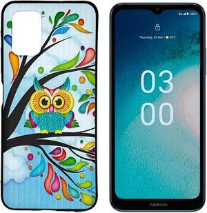 For Nokia C300 N155DL TPU Flexible Skin Cover Cell Phone Case  Owl