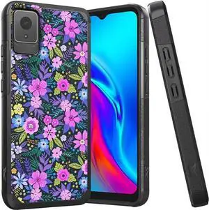 For TCL K11 T432W Dual Hybrid Cover Cell Phone Case - MK Mystical Floral