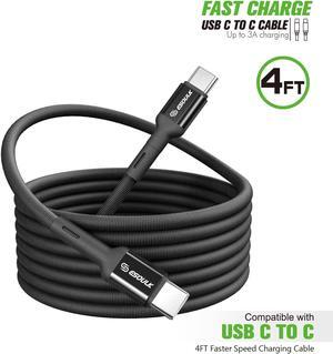 For AT&T SL112A 6782D / Cricket SL112C 2X 4FT Braided Fast USB Cable Type C TO C