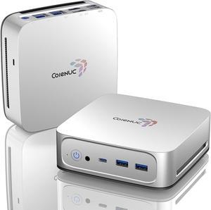 AEROFARA Mini PC Intel Celeron N5105 16GB RAM DDR4 512GB SSD, Windows 11 Pro Mini Desktop Computer Support 4K@60Hz, HD/DP/Type-C Ports, Triple-Screen Display,4xUSB 3.0, WiFi5/BT5/Dual LAN Micro PC