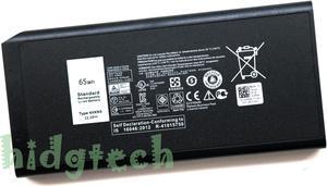 New 4XKN5 65Wh Battery for Latitude 5404 7404 5414 7414 Rugged Extreme Series CJ2K1 31CR18/65-2
