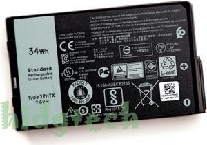 New Genuine J7HTX 34Wh Battery For Latitude 12 7202 7212 Rugged Tablet 7XNTR FH8RW 21CP6/56/77