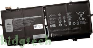 New Genuine X1W0D 51Wh Laptop Battery for XPS 13 9310 2-in-1 Series 21CP4/61/88-2