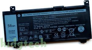 New Genuine PWKWM 56Wh Battery for Inspiron 14-7466 7467 7000 Series M6WKR 63K70 41CP5/57/81