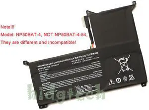 NEW NP50BAT-4 Laptop Battery for CLEVONP50DB Machenike F117-7 / SCHENKER XMG Focus 16 / COLORFUL X15 AT Series 6-87-NP50S-43G01, 6-87-NP50S-41B12