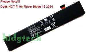 New RC30-0248 Laptop Battery for Blade 15 2018 2019 RZ09-02385 RZ09-02386