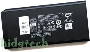 New 4XKN5 65Wh Battery for Latitude 5404 7404 5414 7414 Rugged Extreme Series CJ2K1 31CR18/65-2