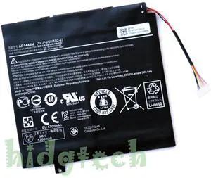 New AP14A8M AP14A4M Battery for Aspire Switch 10 SW5-011 SW5-012 / Iconia Tab 10 A3-A20 A3-A30 Series 1ICP4/58/102-2
