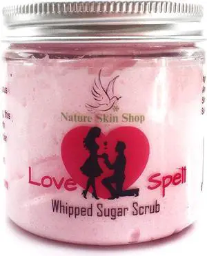 Love Spell Whipped Sugar Scrub Soap 5 oz, Soothing