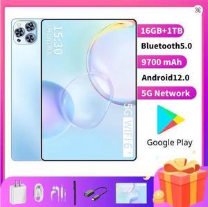 DQDRM 2025 New Arrival 10 Inch Tablet Android 13.0 Google Play Dual 5G Network GPS Bluetooth WiFi Tablets 16G 1TB