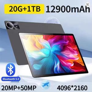 DQDRM 2025 New Arrival 14 Inch Tablet Android 13.0 Google Play Dual 5G Network GPS Bluetooth WiFi Tablets 20GB RAM 1TB ROM