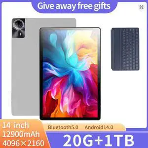 DQDRM 14-inch Android tablet, 16GB memory, 1TB storage space, 10,000 mAh battery, supports multi-window operation. DQDRM 14-inch Android tablet, 16GB memory, 1TB storage space, 10,000 mAh battery, supports multi-window operation.