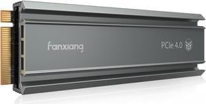 fanxiang S660 M.2 2280 NVMe SSD 1TB PCIe 4.0 5000MB/s with Heatsink, TLC, Compatible with PS5, Laptop, PC Desktop, 700TBW