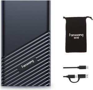Fanxiang 4TB External SSD Portable, Up to 2050MB/s, External Solid State Drive External Hard Drive, USB 3.2 Gen2 Type-C SSD for iPhone 15/Pro/PC/Laptops/Creators/Gaming ,with Carrying Bag