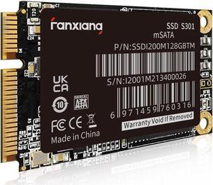 Fanxiang 256GB mSATA SSD 3D NAND SATA III ,3D NAND TLC Mini SATA III Internal Solid State Drive ,up to 550MB/s 6Gb/s,For PC /Desktop/ Laptop