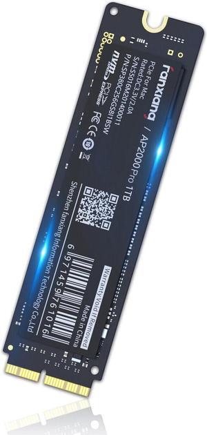 Fanxiang 512GB  MAC SSD NVMe PCIe Gen3x4 3D NAND TLC Read Up to 3500MB/s Compatible with Apple MacBook Air (2013-2015, 2017), MacBook Pro (2013-2015), iMac (2013-2017), Mac Pro (2013), Mac Mini (2014)