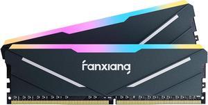 Fanxiang RGB 16GB (2 x 8GB) 288-Pin PC RAM DDR4 3600 (PC4 28800) Desktop Memory for Intel XMP2.0 PC Gaming Computer Memory Module