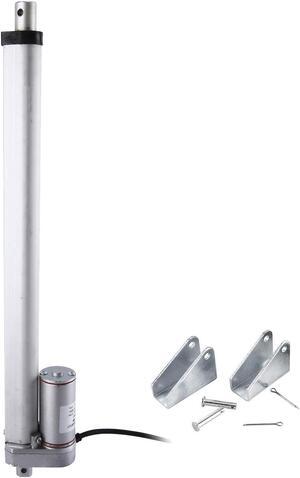 DC12V 16inch Stroke Linear Actuator with Mounting Bracket 900N(225lbs) Maximum Lift 10mm/s for Recliner TV Table Lift Massage Bed Electric Sofa Linear Actuator