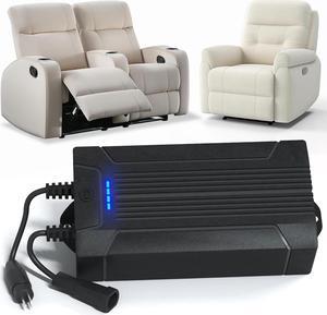 Battery Pack for Reclining Furniture - Rechargeable Recliner Battery Pack - 2200mAh Universal 2-Pin Power Supply for Electric Recliners, Recliner Chair, Couch, Sofa - Wireless Backup Charger