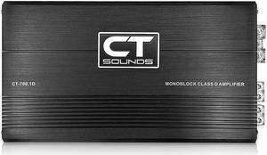 CT-700.1D Compact Class D Car Audio Monoblock Amplifier, 700 Watts RMS