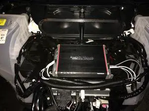 Amplifier Mount fits 2014 to Present Harley Davidson Batwing Wiring kit and amp Mount Compatible with Rockford Fosgate PBR400X4D or pbr300x2 or pbr300x4WILL NOT FIT 2013 & Older Bikes
