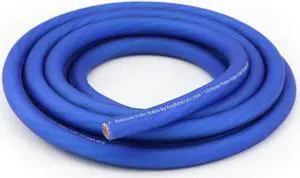 KnuKonceptz Kolossus Flex Kable OFC 8 Gauge Power Wire Copper Cable Blue (50 ft) 8 AWG