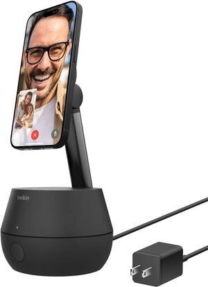 Wireless Charger Stand, Auto Face Tracking,  DockKit Certified, Tripod & MagSafe Compatible, No App Required, 360° Rotation, Influencer Content, Works w/FaceTime, TikTok, YouTube, etc.