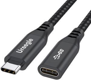 USB C Extension Cable 6ft 10 Pack,Type C Male to Female Extension Cable for iPhone 15, iPad Mini 6/ Pro 2021, iPad Air 4, MacBook Pro 2020, Switch
