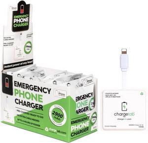 V4 Emergency Portable Cell Phone Power, for iPhone Lightning Charger, Pre-Charged Battery Pack with 2 Year Shelf Life (2900mAh Each) (10 Pack)
