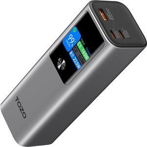 PB5 Portable Power Bank, 27,000mAh 3-Port Portable Charger with 140W Output, Smart Digital Display, Fast Charging Power Bank Compatible with iPhone 15/14/13 Series,  MacBook, AirPods