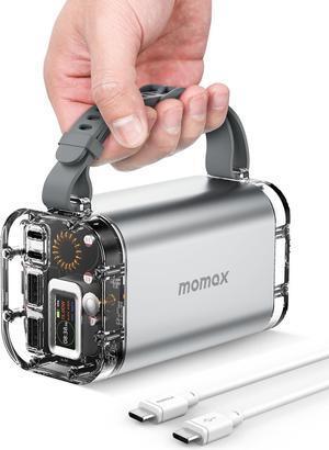 Portable Power Bank 40000mAh, 100W Dual Fast Charging with Screen, IP67 Waterproof, Flashlight, 2 USB-C+2 USB-A for MacBook, iPhone 15, Vision Pro, Drone, Camera, Compact Size for Outdoor