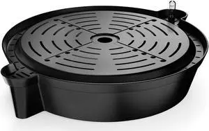 Self-Watering Fabric Pot Base, 4-Pack Auto-Irrigation Water Delivery System with Reservoir Meter, Elevated Plant Saucers for Use in Indoor Grow Tents, Greenhouses, and Outdoor Gardens
