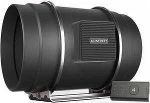 CLOUDLINE S8 PRO, Quiet 8 Inline Duct Fan with 10-Speed Controller, EC-Motor Ventilation Exhaust Fan for Heating Cooling Booster, Grow Tents, Hydroponics