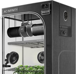 Advance Grow System 3x3, 3-Plant Kit, WiFi-Integrated Grow Tent Kit, Automate Ventilation, Circulation, Schedule Full Spectrum Samsung LM301H LED Grow Light, 2000D Mylar Tent