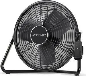 CLOUDLIFT S14, Industrial Wall Fan 14 with Wireless 10-Speed Controller, EC-Motor High-Velocity Shop Fan Floor Stand or Wall Mount, for Hydroponics, Greenhouses, Workshop Circulation