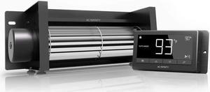 AIRBLAZE T10, Universal Fireplace Blower Fan Kit 10" with Temperature and Speed Controller, Compatible with Lennox, Hearth Glo, Majestic, Rotom Fireplaces, for Home Heat Circulation