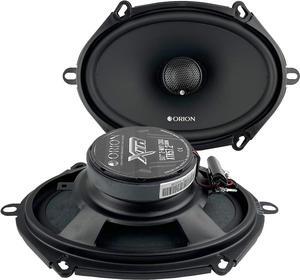 XTR Series XTR65.SC 2-Way Coaxial Car Audio Component System - 6.5 Speakers, Full Range, Enhanced Bass, 450W, 4 Ohms, Easy Installation, 1 Silk Dome Tweeter, External Passive Crossover -Pair