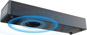 2.1 CH Sound Bar with Built-in Subwoofer, Small Soundbar for TV, PC, Gaming, Mini TV Speaker with Bluetooth/HDMI ARC/Optical/AUX/USB Connections