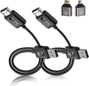 Wireless HDMI Transmitter and Receiver, Streaming Media Video/Audio/File HDMI Wireless Extender 5G Kit for Laptop, Camera, Cable Box, Netfix, Phone to Monitor, Projector, HDTV 98FT/30M