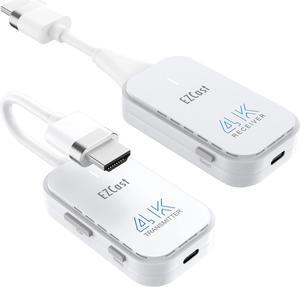 4K Wireless HDMI Transmitter and Receiver 4K@30Hz HDMI Wireless Extender Kit Portable 98Ft/30M HDMI to HDMI Display Adapter Streaming Video/Audio to TV/Monitor/Projector from PC, Laptop, Cable Box