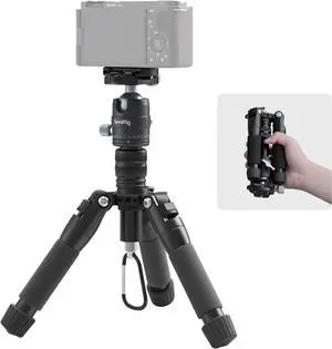 VT-20 Aluminum Mini Tripod, 20" Desktop Tripod with 360° Ball Head, Compact Desktop Tripod for DSLR Camera Video Camcorder, Load up to 13lb/6kg-4289