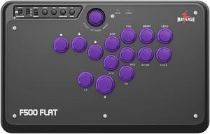 F500 FLAT Fight Stick All Button Arcade Controller for PS4, PC, Xbox Series S/X, Xbox One, Switch, Steam Deck, macOS, Android, Raspberry Pi, NEOGEO mini and more