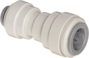 Acetal Copolymer Tube Fitting, Reducing Straight Union, 1/2" x 3/8" Tube OD (Pack of 10)