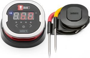 iGrill 2 Bluetooth Smart Meat Thermometer w/2 Color-Coded Meat Probes, 200-Hour Battery Life, Illuminated Display and LED Temperature Readout